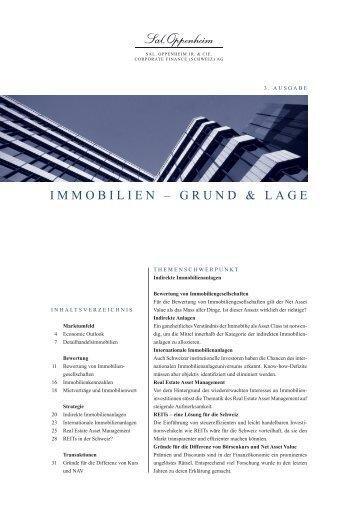 IMMOBILIEN – GRUND & LAGE - Sal. Oppenheim