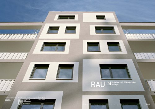 RAU Wohnbau - 49 Wohneinheiten Wien (A) - Alles Wird Gut