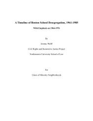 A Timeline of Boston School Desegregation, 1961-1985