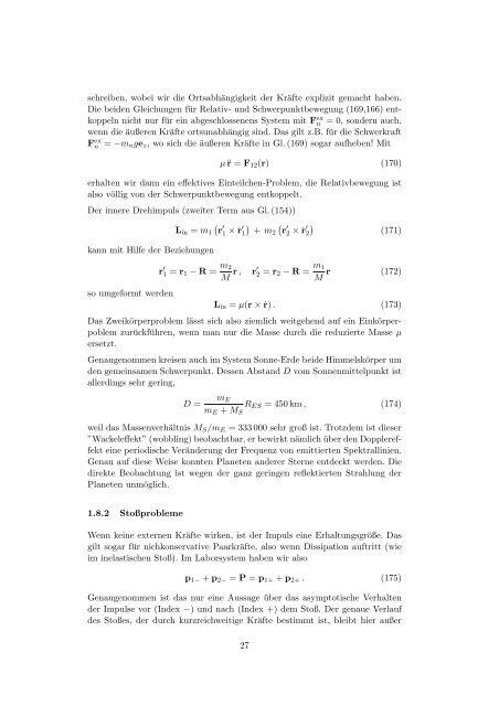 Mechanik - Humboldt-Universität zu Berlin