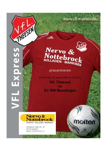 VfL Theesen vs SC RW Maaslingen - abraweb