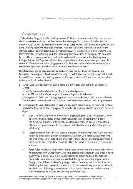 Abschlussbericht „Lernallianz im Ruhrgebiet ... - CBE