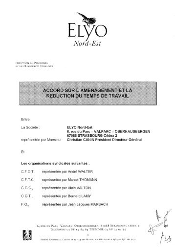 Accord ARTT.pdf - Voici le nouveau site CFDT COFELY Nord-EST.