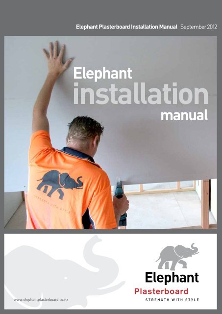 Installation Elephant Plasterboard