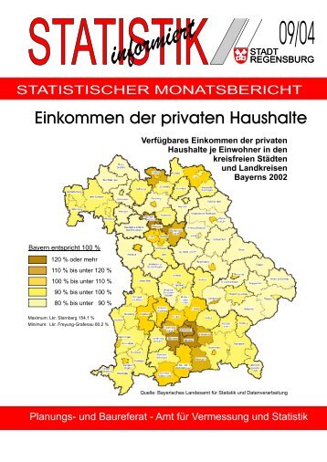 Einkommen der privaten Haushalte - Statistik.regensburg.de - Stadt ...