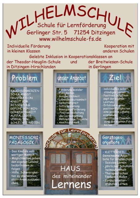 zum Download hier klicken - Wilhelmschule