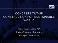 Chris Harris, LEED AP Project Manager / Estimator McIntyre ...