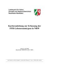 Kartieranleitung zur Erfassung der FFH-Lebensraumtypen in NRW