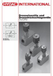 Drosselventile und Drosselrückschlagventile