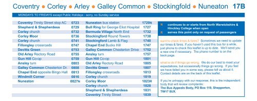 Nuneaton Galley Common Ansley Gun Hill 18 - Stagecoach