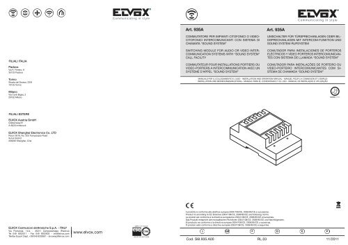 s6i_935_a00:Layout 1.qxd - Elvox.com