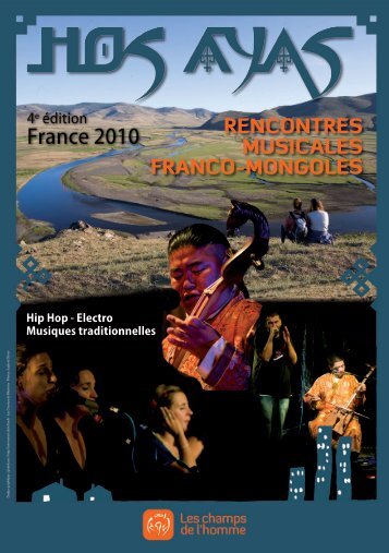 RENCONTRES MUSICALES FRANCO-MONGOLES France 2010