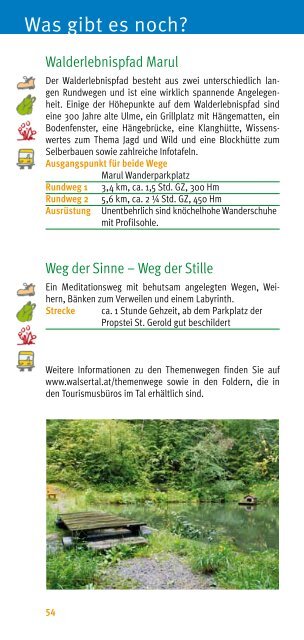 Sommer - Herbst Programm 2013 - Biosphärenpark Großes Walsertal