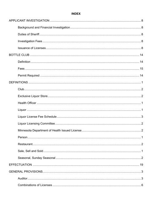 ORDINANCE NO. 28 AN ORDINANCE ... - St. Louis County