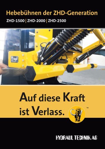 Auf diese Kraft ist Verlass. - Hydraul Technik AG