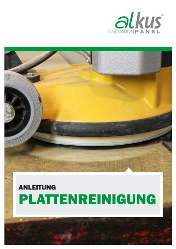 Anleitung - Plattenreinigung - alkus