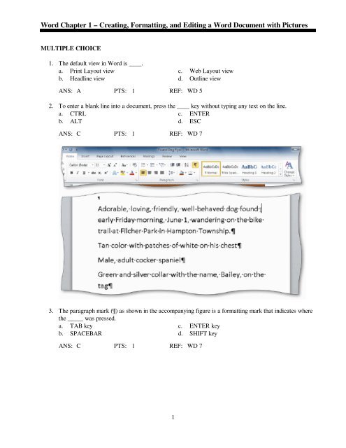 Word Chapter 1 - Oubre.org