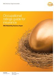 Occupational ratings guide for insurance - MLC