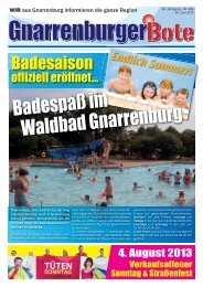Gnarrenburger Bote - WIR Gnarrenburg