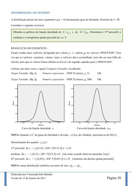 Breve Manual do SPSS / PASW 18.0 - ESAC