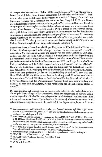 Das Mainzer Domkapitel im späten Mittelalter : (1306 - 1476)
