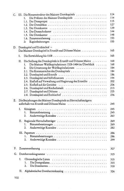 Das Mainzer Domkapitel im späten Mittelalter : (1306 - 1476)