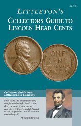 Collectors Guide to Lincoln Head Cents - Littleton Coin Company