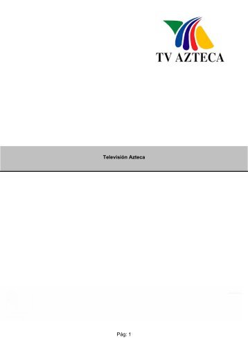 02 Televisión Azteca.pdf - Especialistas en Medios