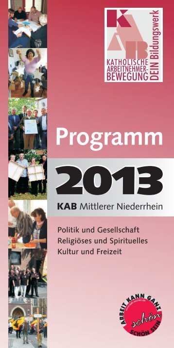 Download des Programms - KAB Mittlerer Niederrhein