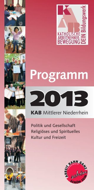 Download des Programms - KAB Mittlerer Niederrhein