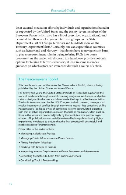 Talking to Groups that Use Terror.pdf - United States Institute of Peace