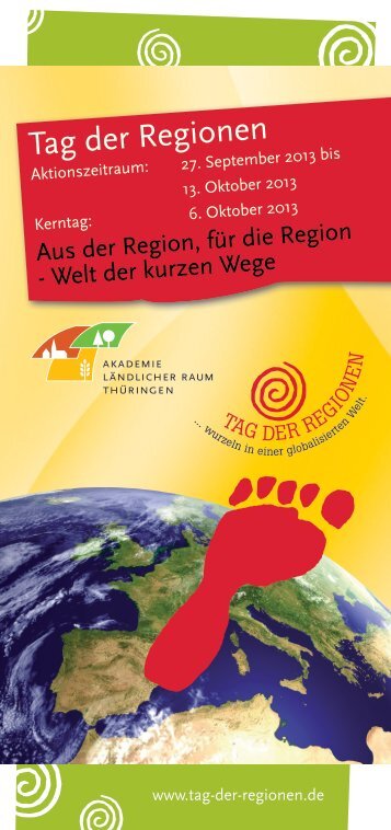 Tag der Regionen - Akademie Ländlicher Raum Thüringen