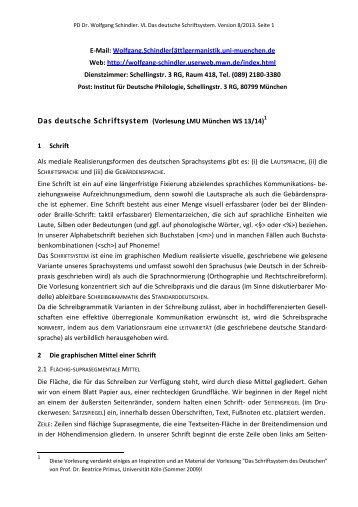 E-Mail: Wolfgang.Schindler[ätt]germanistik.uni-muenchen.de Web ...