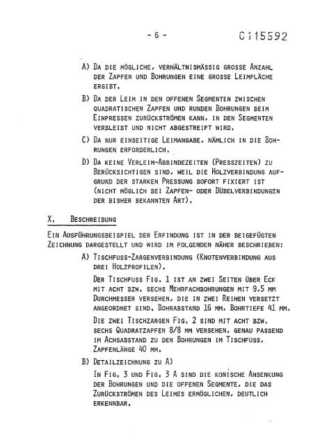 Zapfenverbindung für Holzgestelle - European Patent Office - EP ...