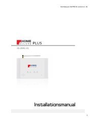 HomeSecure HS-PRO-01 version nr. 01 1 - Home Alarm