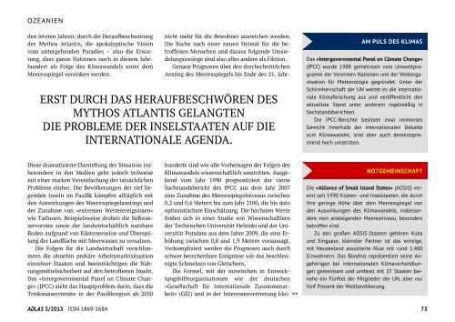 MARITIME SICHERHEIT - Adlas - Magazin für Sicherheitspolitik