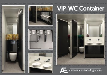 VIP-WC Container - Ebner event logistics GmbH