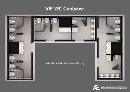 VIP-WC Container - Ebner event logistics GmbH