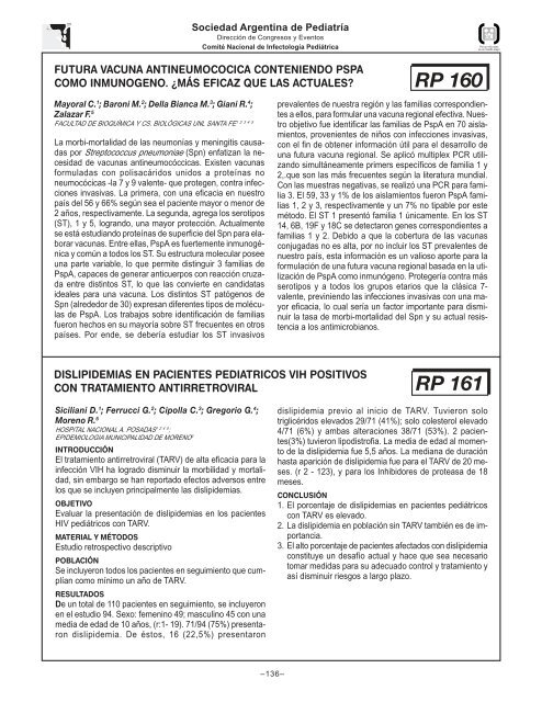 RP 112 - Sociedad Argentina de Pediatría