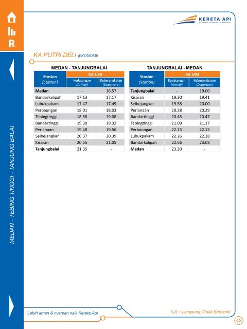 Ebook Jadwal Perjalanan KAI - PT. Kereta Api Indonesia