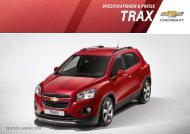 Trax Preisliste herunterladen (PDF) - Chevrolet