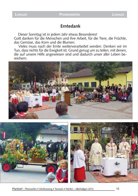 Pfarrbrief Allerheiligen 2012