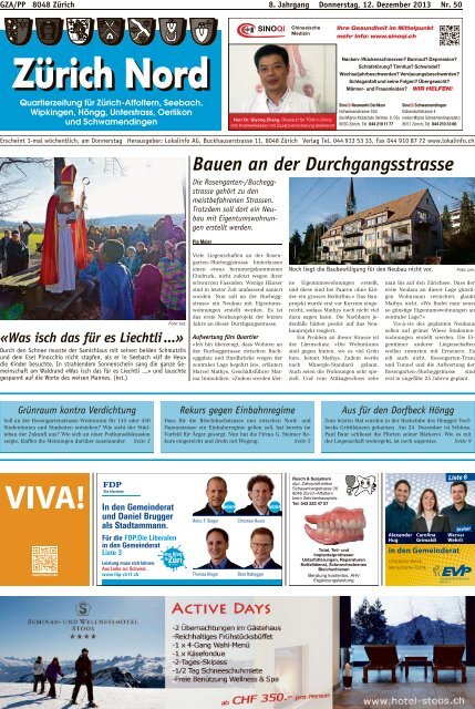Bauen an der Durchgangsstrasse - Lokalinfo AG