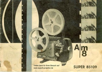 MEOPTA Am 8 Super.pdf - Super8-projektor.de