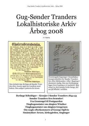Gug-Sønder Tranders Lokalhistoriske Arkiv Årbog 2008