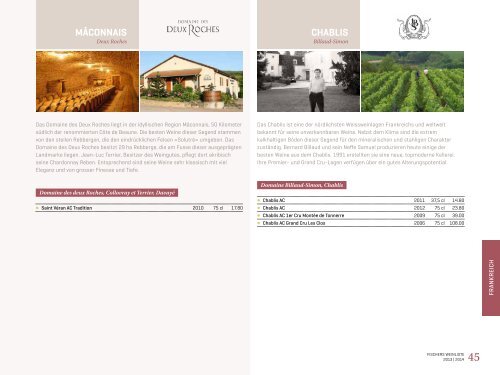 fischers weinliste 2013 | 2014 (pdf) - Fischer Weine