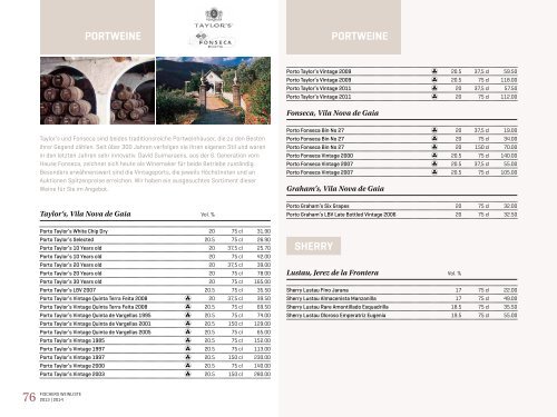 fischers weinliste 2013 | 2014 (pdf) - Fischer Weine