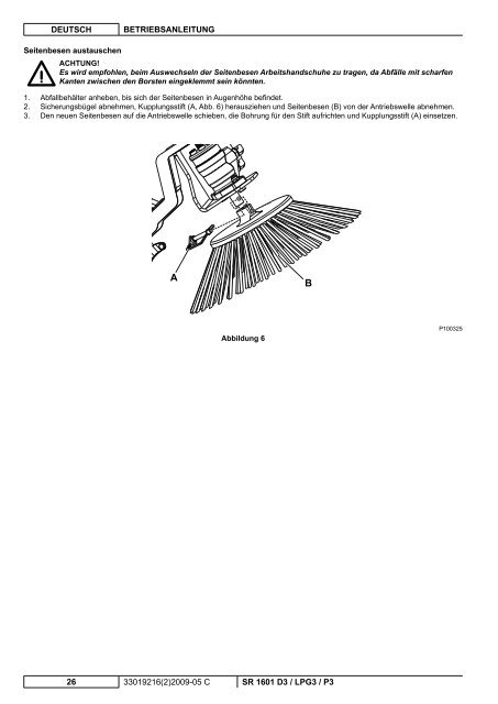 SR 1601 D3 / LPG3 / P3 - Nilfisk PARTS - Nilfisk-Advance