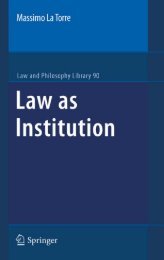 Law as Institution (Law and Philosophy Library, 90)