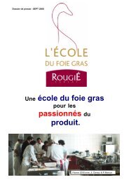 Dossier de Presse - Foie Gras Rougié